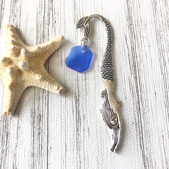 Artisan Other - Mermaid Sea Glass / Seaglass Beachy Bookmark BOGO